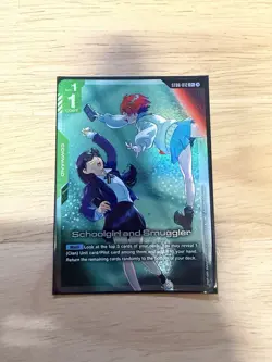 Schoolgirl and Smuggler | ST06-012 | C+ - FOIL - Gundam Card Game Clan Unity. - Image 1