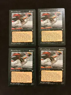 Abyssal Specter 4x [Ice Age] Magic MTG Cards LP - Image 1