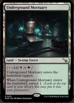Underground Mortuary Murders at Karlov Manor Regular Rare Magic TCG - Image 1