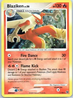 Pokemon TCG - Blaziken - 1/106 - Rare - Holo - Great Encounters [Near Mint] - Image 1