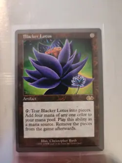 [1x] Blacker Lotus Near Mint, English Unglued MTG Magic - Image 1