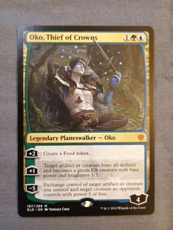 Oko, Thief of Crowns M Throne of Eldraine 197 NM - Image 1