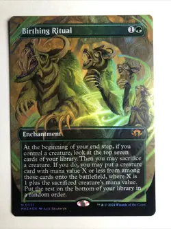 Birthing Ritual (Borderless) Foil NM Mythic Modern Horizons 3 - Image 1