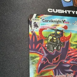 POKEMON CORVIKNIGHT VMAX TRAINER GALLERY SILVER TEMPEST TG19/TG30 DAMAGED - Image 2