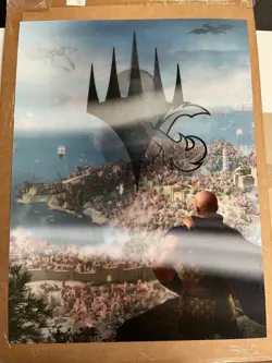 MTG D&D Lenticular Hologram Promo Poster Heavy Plastic Magic The Gathering 18x24 - Image 1