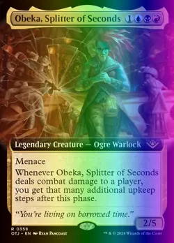 MTG Obeka, Splitter of Seconds (358/441) Outlaws of Thunder Junction NM FOIL - Image 1