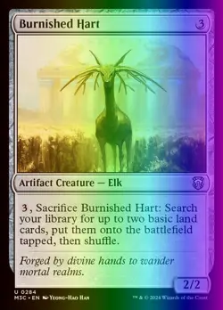 MTG Burnished Hart (284r/782) Modern Horizons 3 Commander LP FOIL - Image 1