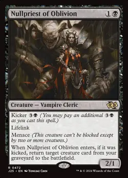MTG Nullpriest of Oblivion (472/779) Foundations Jumpstart NM - Image 1