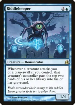 MTG Magic the Gathering Riddlekeeper (59/320) Commander HP - Image 1