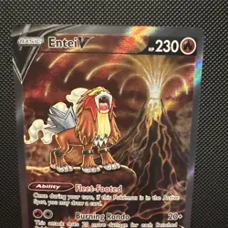 Pokemon TCG Entei V GG36/GG70 Full Art Crown Zenith Holo Ultra Rare NM/M - Image 2