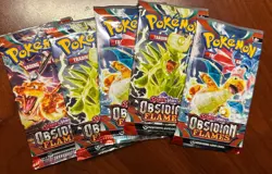 Pokemon Obsidian Flames - 5 - Factory Sealed Booster Pack Bundle - English - Image 1