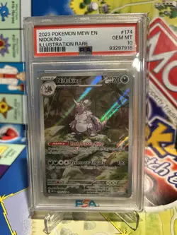 2023 POKEMON MEW EN-151 ILLUSTRATION RARE #174 NIDOKING PSA 10 - Image 1