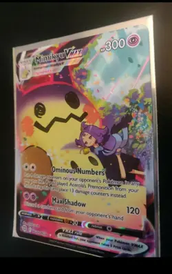 Pokemon Mimikyu Vmax Secret Rare TG17/TG30 Sword & Shield Brilliant Stars - Image 1