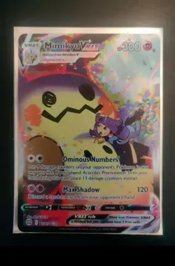 Pokemon Mimikyu Vmax Secret Rare TG17/TG30 Sword & Shield Brilliant Stars - Image 2