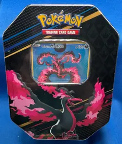 Pokemon TCG SWSH Crown Zenith GALARIAN MOLTRES Collector's Tin SEALED - Image 1