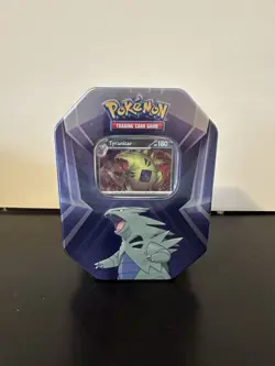 Pokemon TCG Tyranitar Triple Whammy Tin Factory Sealed - Image 1