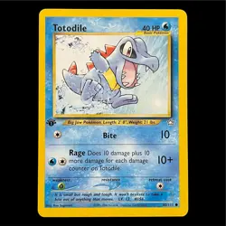 Pokemon Neo Genesis 1st Edition Hoppip Totodile Cyndaquil Sentret Slowpoke - Image 4