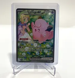 Lillie's Clefairy EX 184/159 2025 Pokemon Journey Together SIR NM - Image 1