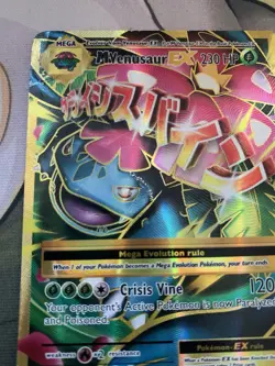 Pokemon M Venusaur EX Full Art Ultra Rare 100/108 XY Evolutions HP/DMG - Image 4