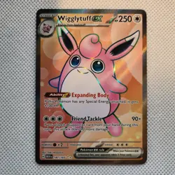 Wigglytuff ex 187/165 Scarlet And Violet 151 Pokemon TCG Full Art Ultra Rare NM - Image 1