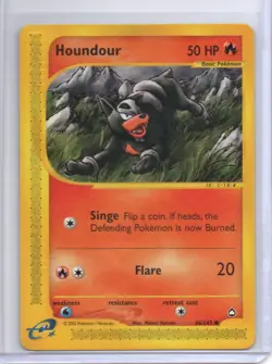 Pokemon Aquapolis Houndour (86) #086/147 Common Vintage E-Reader - Image 1