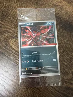 Pokemon Mega Evolution #088/132 Yveltal Gamestop Holo Promo RARE sealed - Image 1