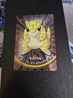 2000 TOPPS CHROME POKEMON TV ANIMATION # 27 SANDSHREW NEAR MINT+ - Image 1