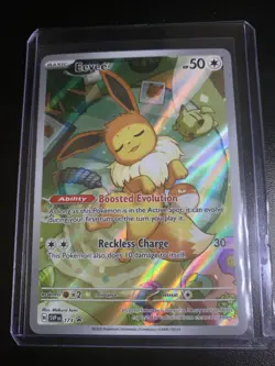 Eevee 173 Holo Pokemon Black Star Promo Prismatic Evolutions NM - Image 1