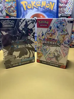 Pokemon Booster Bundle Lot- Prismatic Evolutions(x1) And Black Bolt (x1) Sealed - Image 1