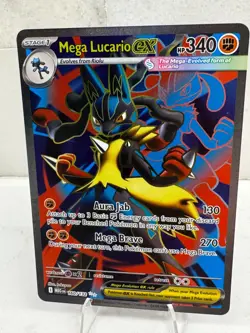Pokemon | Mega Lucario EX 160/132 | Ultra Rare Holo NM Mega Evolutions Full Art - Image 1