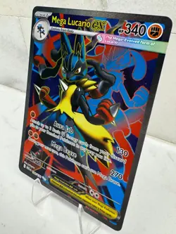 Pokemon | Mega Lucario EX 160/132 | Ultra Rare Holo NM Mega Evolutions Full Art - Image 2