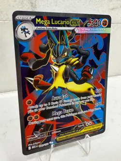 Pokemon | Mega Lucario EX 160/132 | Ultra Rare Holo NM Mega Evolutions Full Art - Image 3