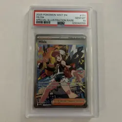 2025 POKEMON WHT EN - Hilda #171 - White Flare Special Illustration Rare PSA 10 - Image 1