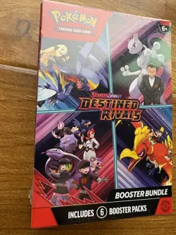 Pokemon TCG: Destined Rivals Booster Bundle 6 Packs Factory Sealed - Image 1