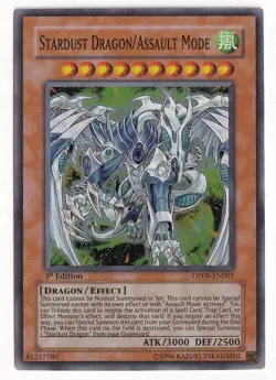 Yu-Gi-Oh! 1st Edition Stardust Dragon Assault Mode #DP09-EN001 Near Mint - Image 1