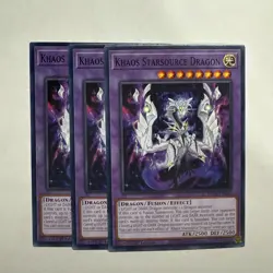 Khaos Starsource Dragon 3x (playset) ROTA-EN034 Common 1st Ed NM Yugioh - Image 1