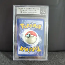 1999 POKEMON BASE SET UNLIMITED #13 POLIWRATH-HOLO Beckett 9 BGS mint - Image 2