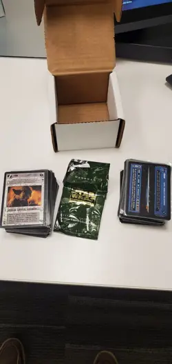 Star Wars CCG Dagobah Black Border Limited Complete 180 Card Set + Wrapper - Image 1