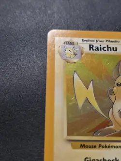 Pokemon TCG Raichu Fossil Holo Rare Card 14/62 Unlimited - Image 2