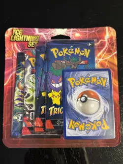 pokemon tcg lightning set 2 Reg 4 Trick Or Trade + 1 Promo Card - Image 1
