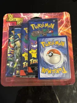pokemon tcg lightning set 2 Reg 4 Trick Or Trade + 1 Promo Card - Image 2