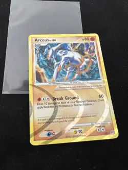 Pokemon Arceus AR8 Platinum Holo Rare Card LP - Image 2