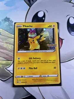 Pikachu SWSH234 Black Star Promo Pokemon Go Holo Card NM/M - Image 4