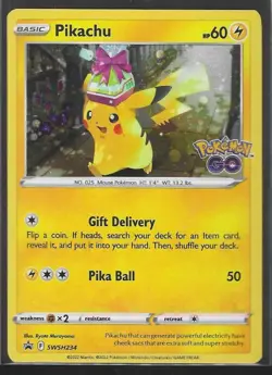 Pikachu SWSH234 SWSH: Sword & Shield Promo Cards Holo Pokemon TCG - NM - Image 1