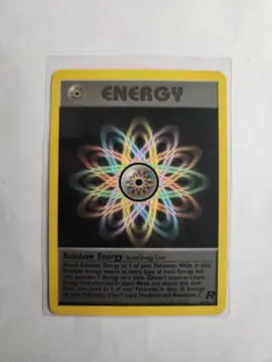 2000 pokemon Rainbow Energy 80/82 Team Rocket Regular - Image 1