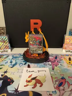 Pokemon TCG Prismatic Evolutions Roaring Moon EX Card 162/131 SIR - Image 1