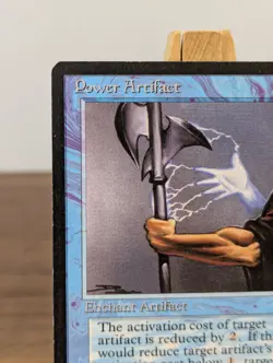 Power Artifact Antiquities NM MTG Magic the Gathering Trading Card Blue Enchant - Image 3