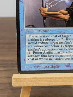 Power Artifact Antiquities NM MTG Magic the Gathering Trading Card Blue Enchant - Image 4
