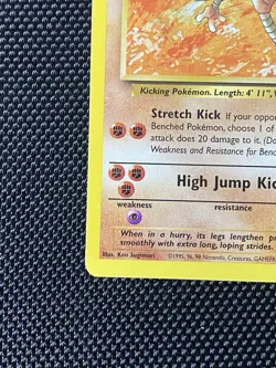 Hitmonlee 22/62 - 1999 Fossil Set Pokemon Card - Non Holo - NM - Image 5