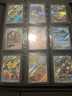 Pokemon Top Loader Binder Lot Of 153 Cards Included New AR/SAR And More All NM - Image 1
